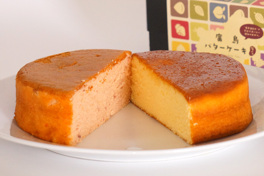 廣島バターケーキ ハーフ＆ハーフ（宮島はちみつ＆高野いちご）