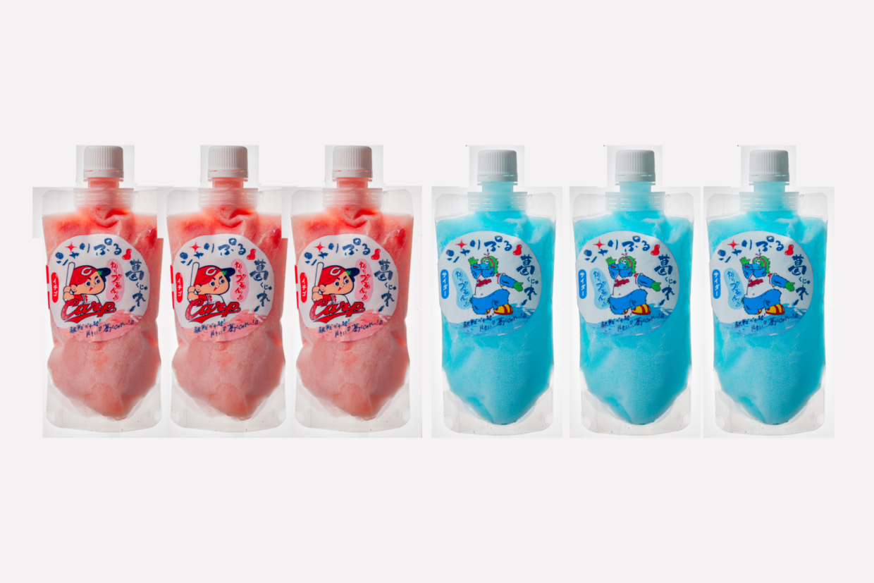 シャリぷる葛れー（くじゅれー）　いちご味とサイダー味　